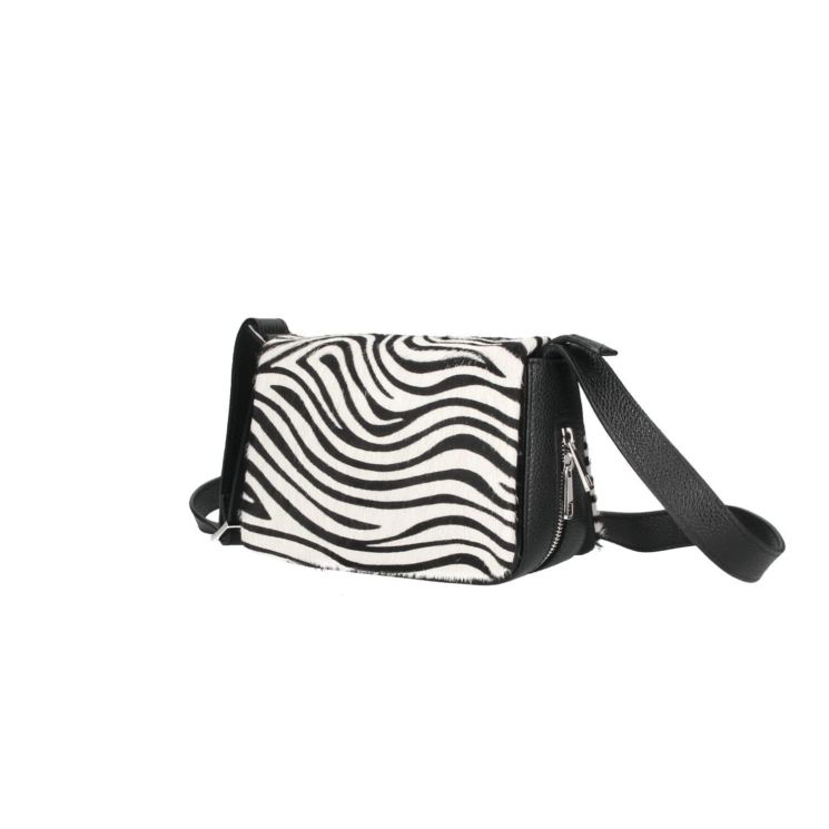 Valódi bőr női táska Zebra mintával TR291