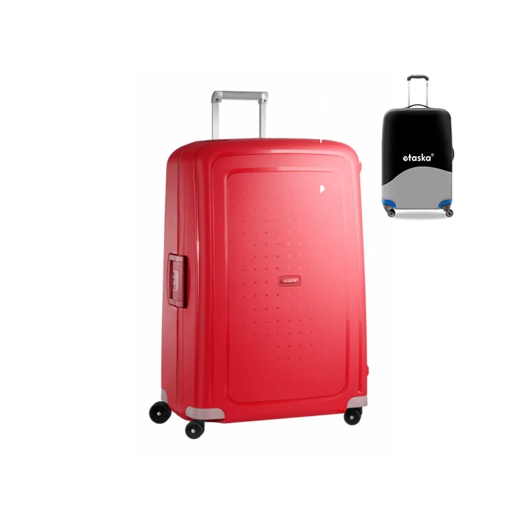 Samsonite S-Cure Spinner bőrönd 81 cm-es ajándék bőröndhuzattal