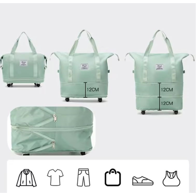 Sporttáska/Utazótáska gurulós levehető kerekekkel