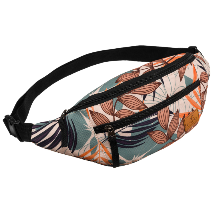 Tágas női Övtáska Divatos mintában