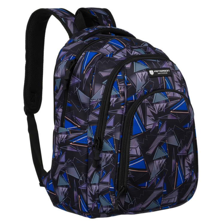 Sokzsebes hátizsák USB töltővel Peterson-Amsterdam