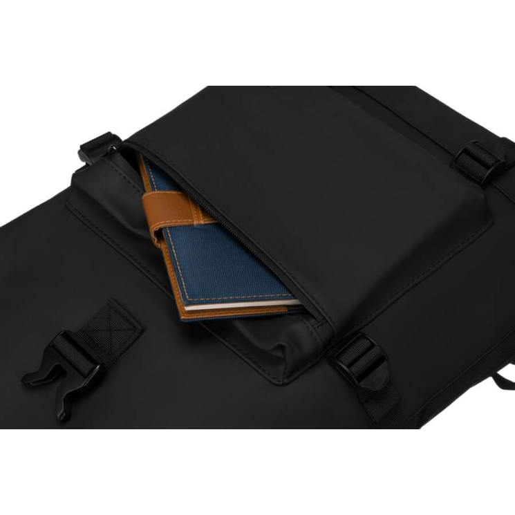 Vízálló többzsebes laptoptartós hátizsák külső zsebekkel