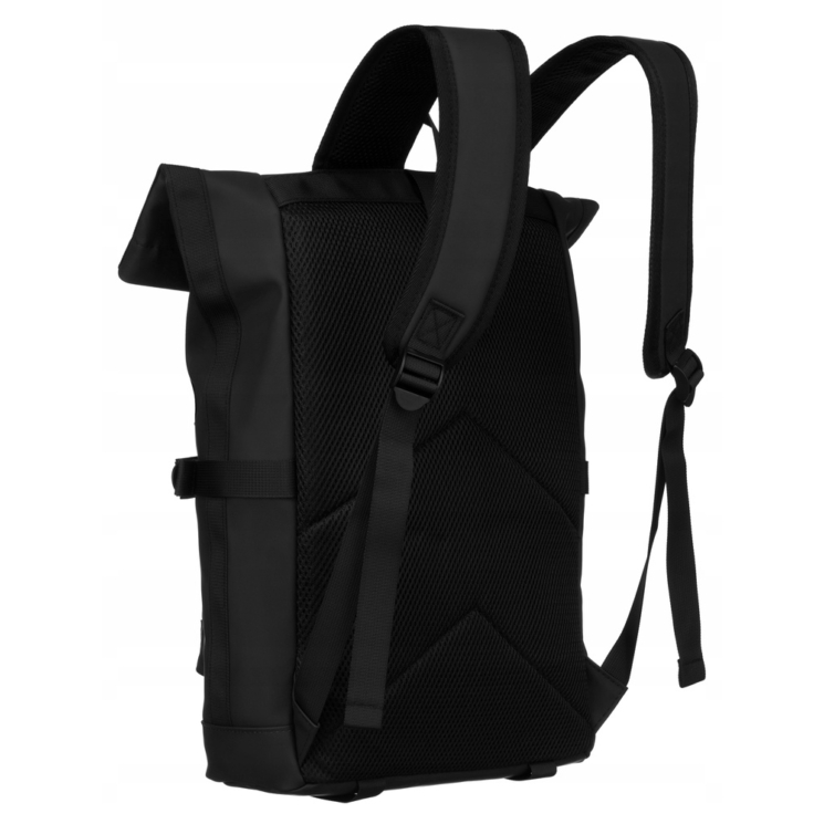 Vízálló többzsebes laptoptartós hátizsák külső zsebekkel