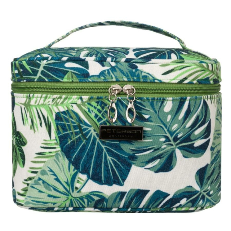 Színes cipzáros kozmetikai táska kézi pánttal- Peterson
