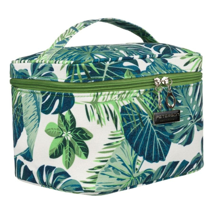 Színes cipzáros kozmetikai táska kézi pánttal- Peterson