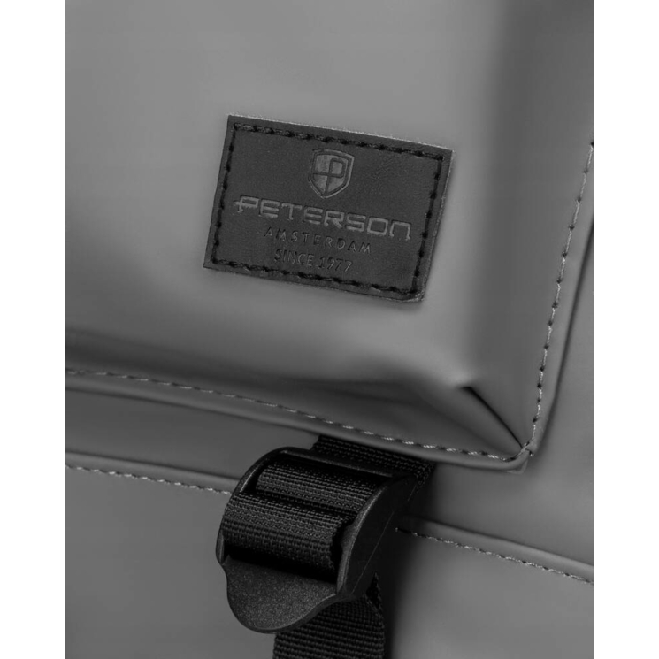 Vízálló többzsebes laptoptartós hátizsák külső zsebekkel