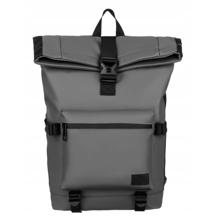 Vízálló többzsebes laptoptartós hátizsák külső zsebekkel