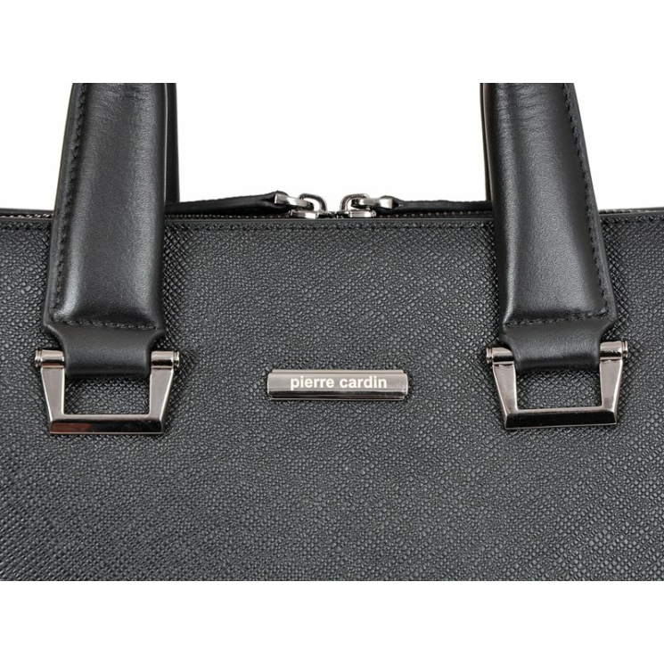 Pierre Cardin Valódi bőr Aktatáska