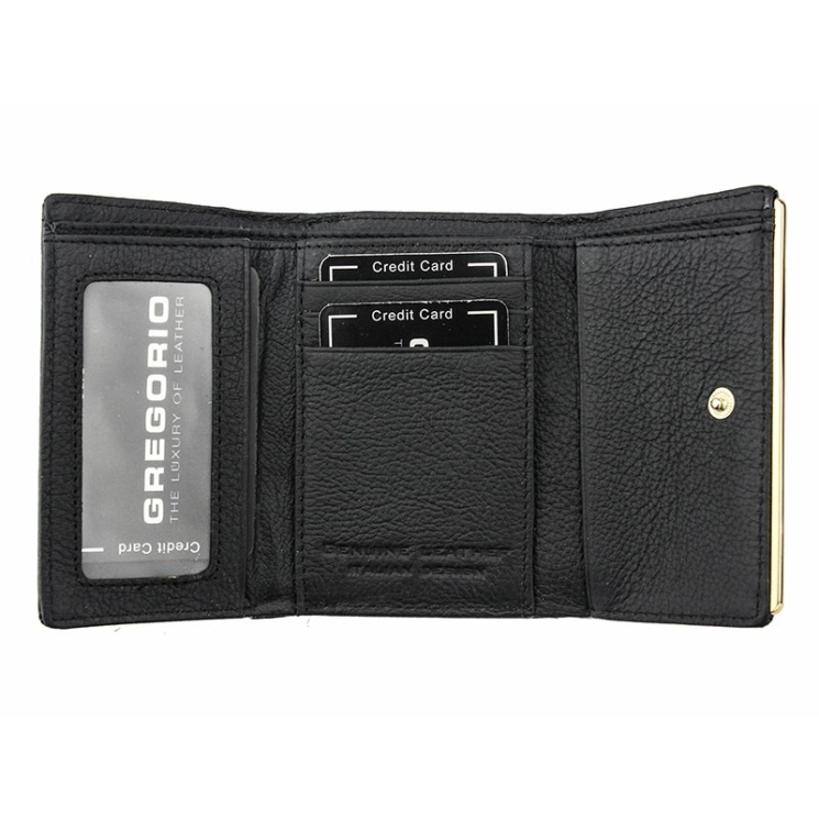 Gregorio Valódi lakkbőr Női Pénztárca piros színben