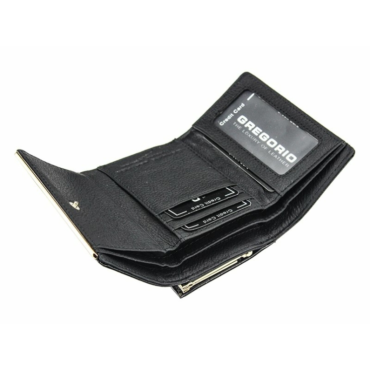 Gregorio Valódi lakkbőr Női Pénztárca piros színben