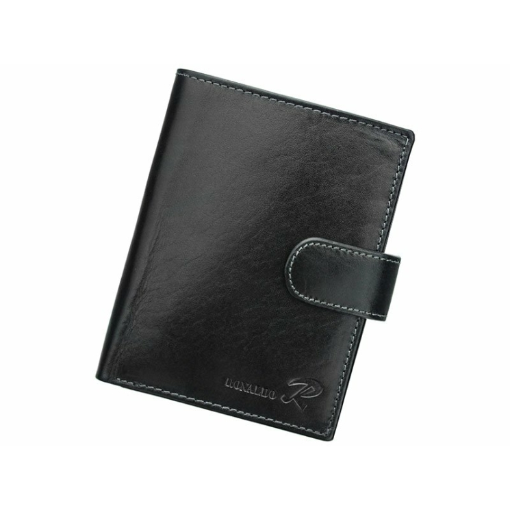 Ronaldo Valódi bőr Férfi Pénztárca RFID védelemmel