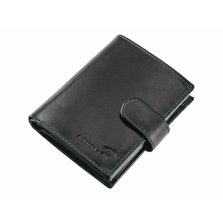 Ronaldo Valódi bőr Férfi Pénztárca RFID védelemmel