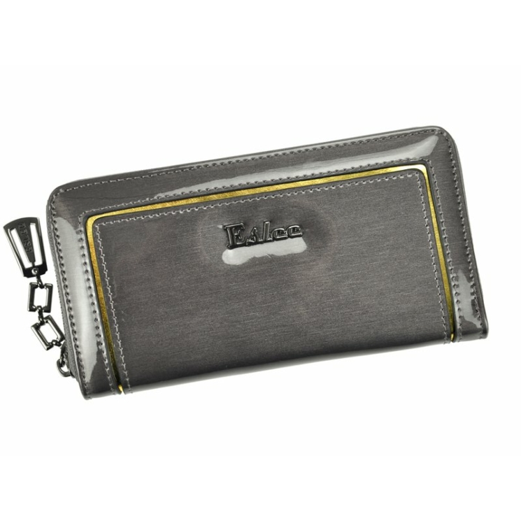 Eslee sötétbarna Műbőr + Valódi bőr Pénztárca