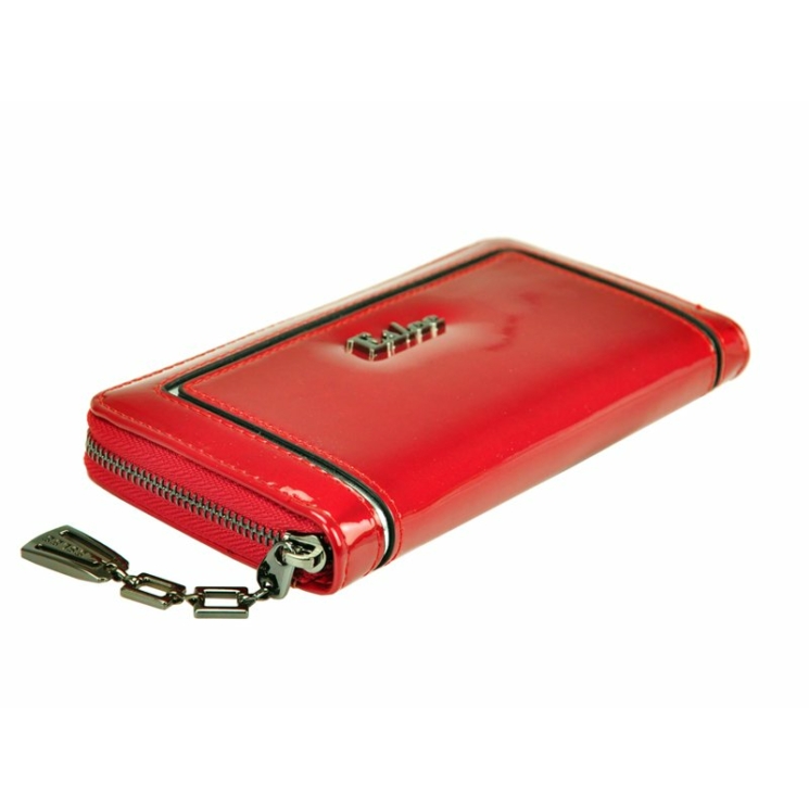 Eslee sötétbarna Műbőr + Valódi bőr Pénztárca