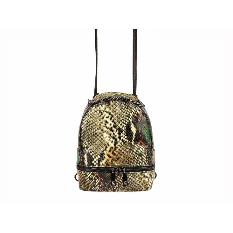 Patrizia Piu Világoszöld Valódi bőr Hátizsák