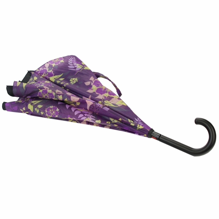 Lorenzo fekete Műbőr + Valódi bőr Esernyő