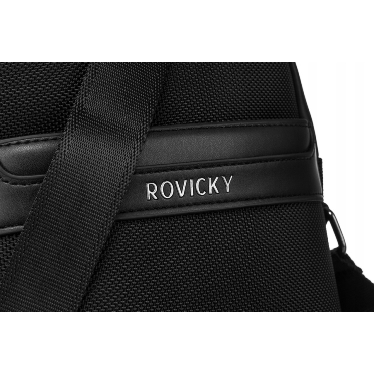 Stílusos férfi oldaltáska fekete színben