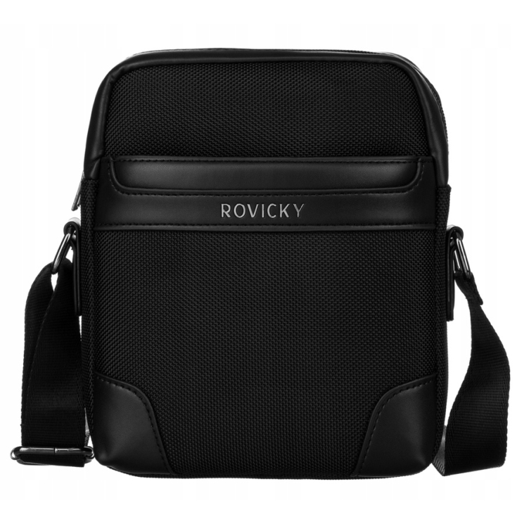 Stílusos férfi oldaltáska fekete színben