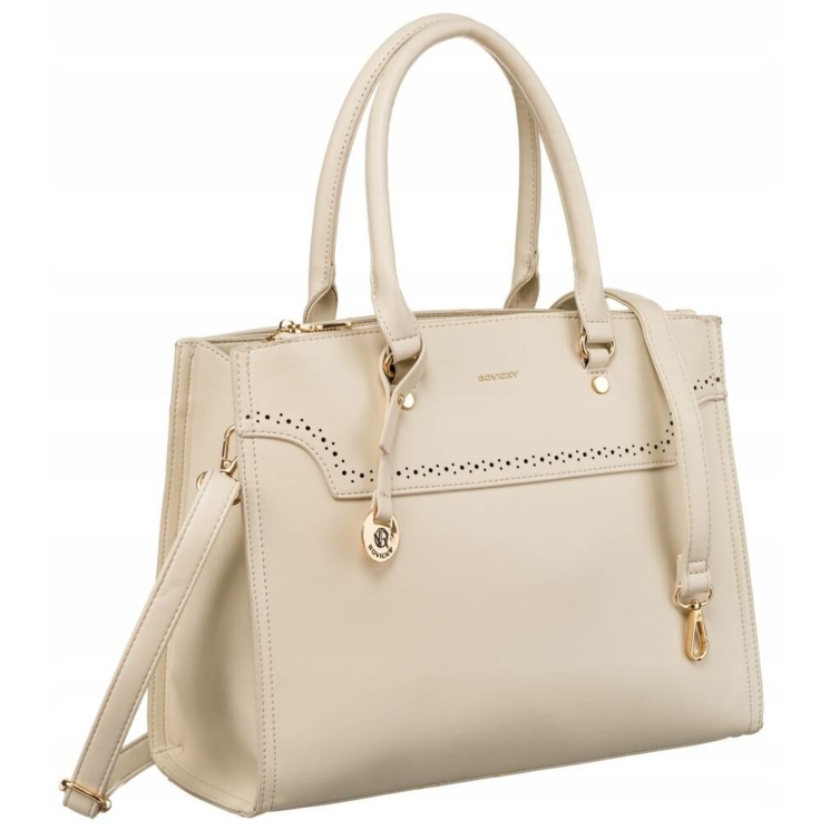 Alkalmi női kézitáska hosszúpánttal Bézs színben