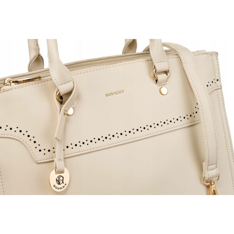 Alkalmi női kézitáska hosszúpánttal Bézs színben