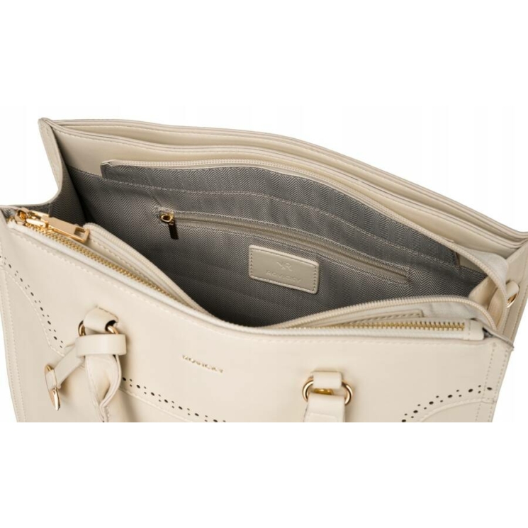 Alkalmi női kézitáska hosszúpánttal Bézs színben