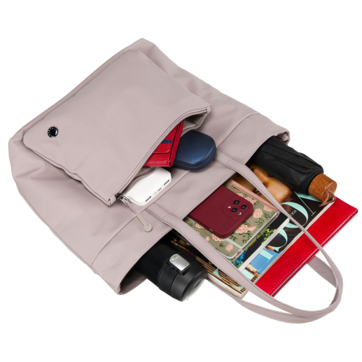 Stílusos női válltáska lila színben