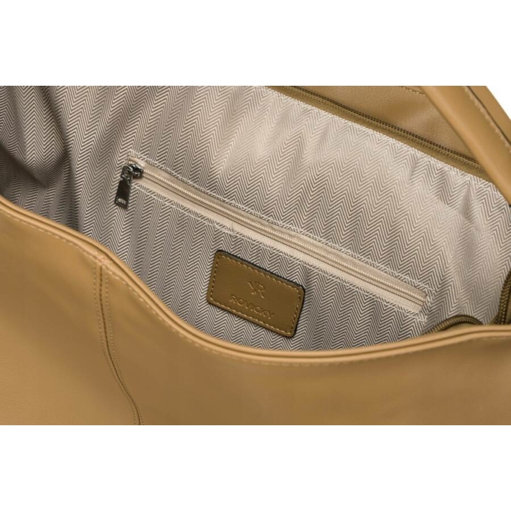 Rovicky Női Válltáska Bézs színben hosszúpánttal