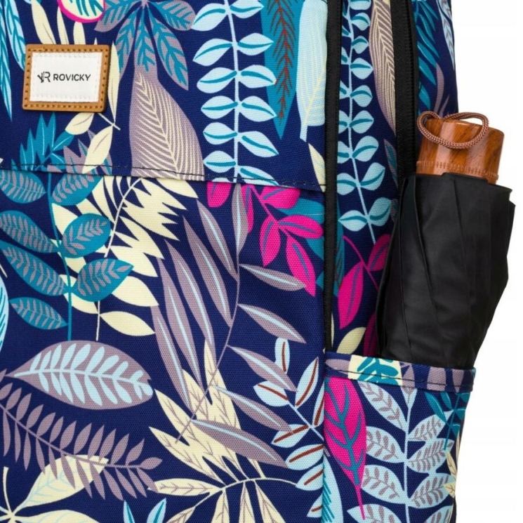 Sokzsebes Női hátizsák divatos mintában