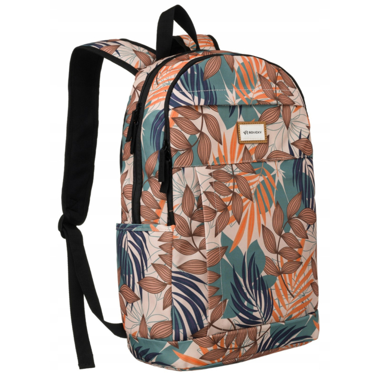 Sokzsebes Női hátizsák divatos mintában