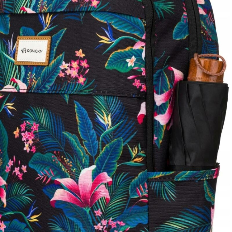 Sokzsebes Női hátizsák divatos mintában