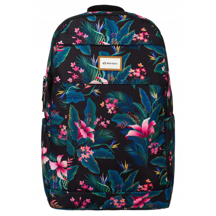 Sokzsebes Női hátizsák divatos mintában