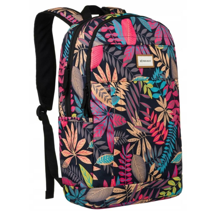 Sokzsebes Női hátizsák divatos mintában