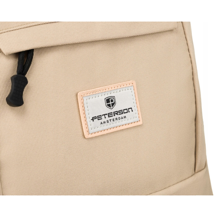 Peterson Laptoptartós városi hátizsák Bézs színben