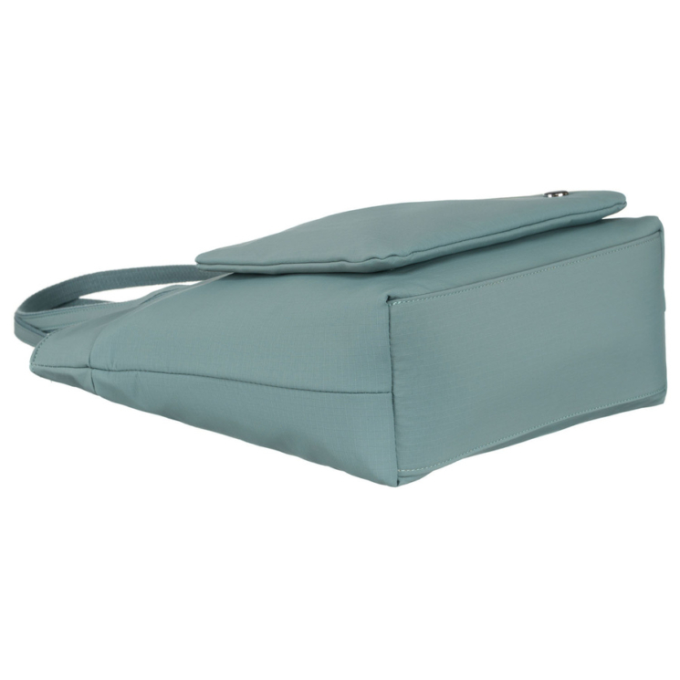 Stílusos női válltáska farmerkék színben