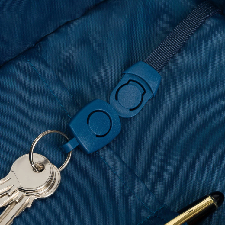 Peterson extrabővíthető kék színű hátizsák kézipoggyász méretben 40 x 30 x 20 cm