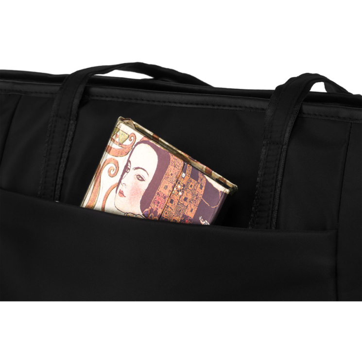 Stílusos női válltáska fekete színben