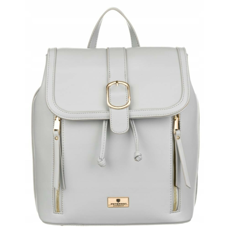 Stílusos női hátizsák Szürke színben