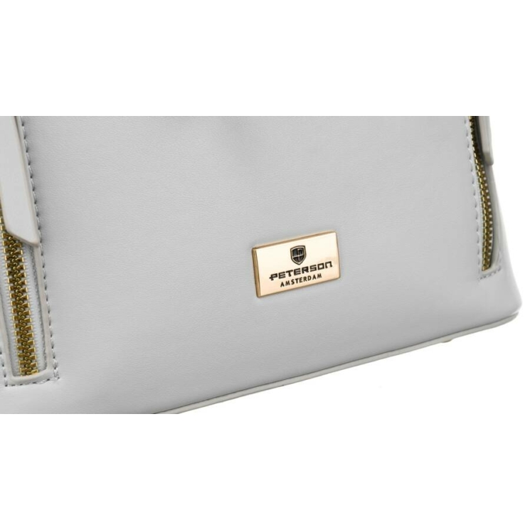 Stílusos női hátizsák Szürke színben