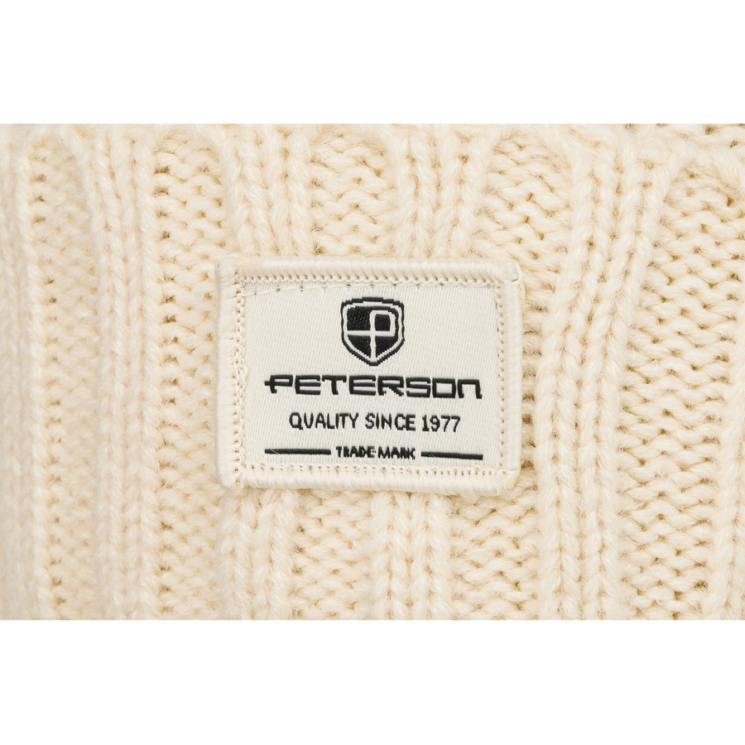 Téli szett pomponos sapkával, kesztyűvel és sállal - Peterson