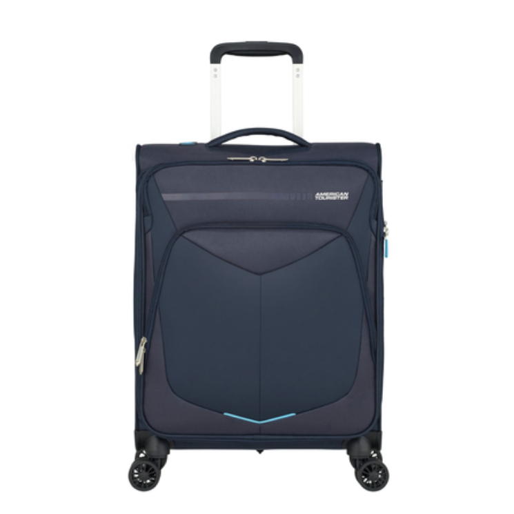 American Tourister Summerfunk Bővíthető Spinner Kabinbőrönd 55 cm Navy