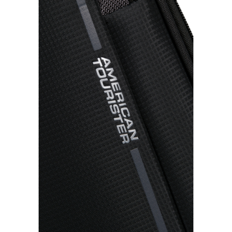 American Tourister Pulsonic Spinner Bővíthető Kabinbőrönd 55cm AsphaltBlack