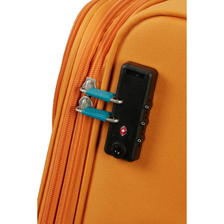 American Tourister Pulsonic Spinner Bőrönd 68cm SunsetYellow
