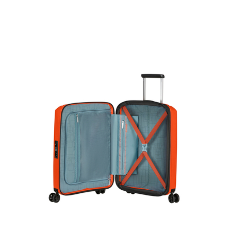 American Tourister Aerostep Spinner Kabinbőrönd 55cm Narancs 3 év garancia