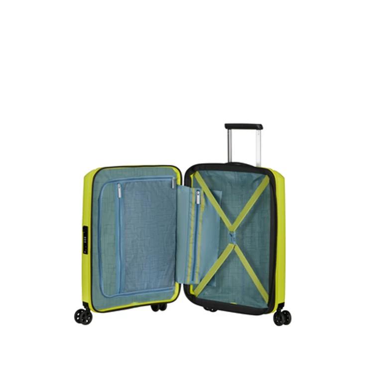 American Tourister Aerostep Spinner Kabinbőrönd 55cm Lime 3 év garancia