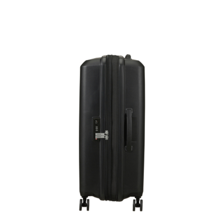 American Tourister Aerostep Spinner Bővíthető Bőrönd 67cm Black 3 év garancia