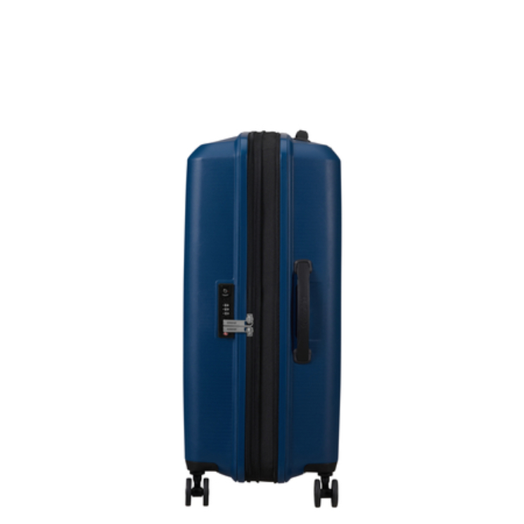 American Tourister Aerostep Spinner Bővíthető Bőrönd 67cm Navy 3 év garancia