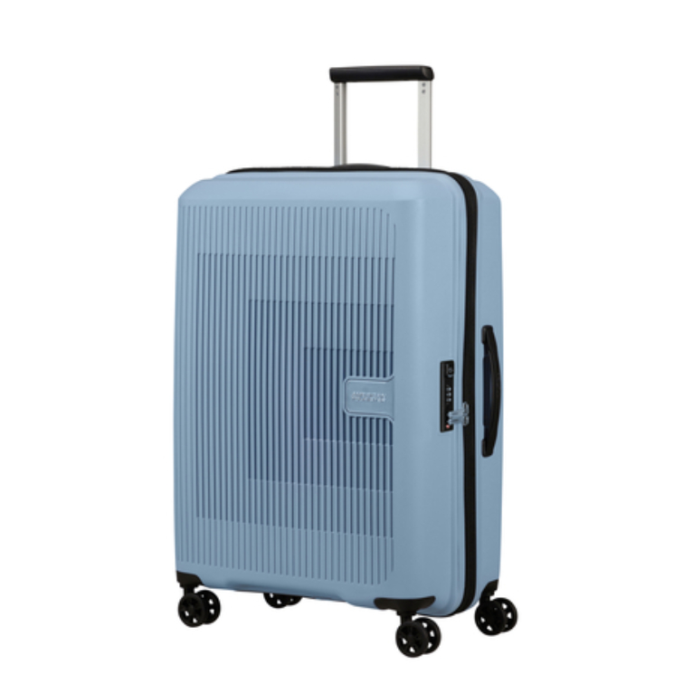 American Tourister Aerostep Spinner Bővíthető Bőrönd 67cm Grey 3 év garancia
