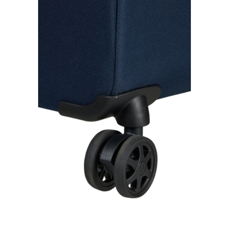 Litebeam Spinner Bővíthető bőrőnd 77 cm 5 év garancia Sötétkék