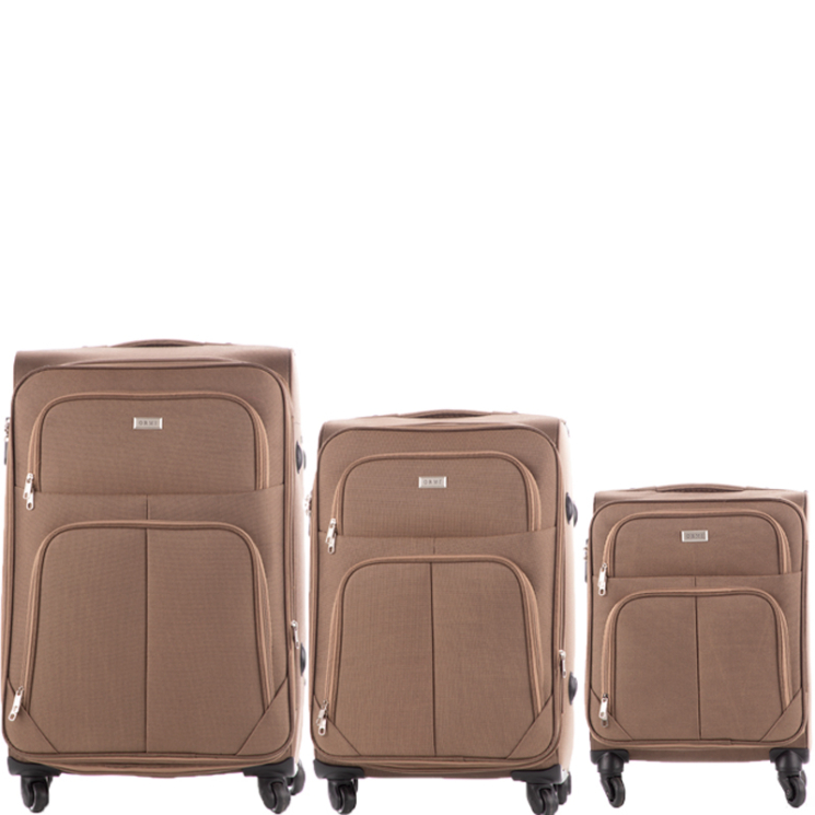 3 db-os bőrönd szett 214 Camel színben