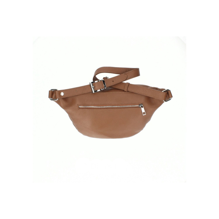 Valódi bőr női oldaltáska konyak színben TR247 Cognac